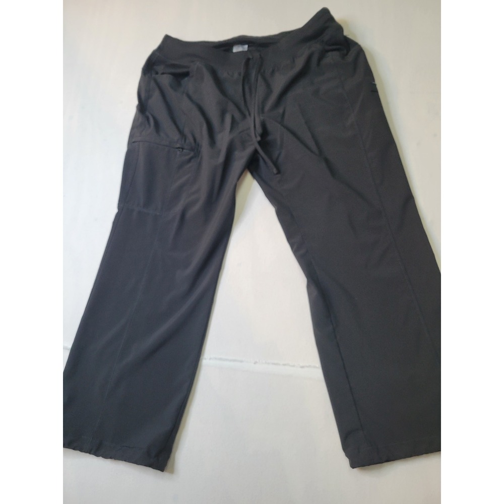 Cherokee Infinity Women XL Petite Dark Gray Scrub Pants Cargo 1123 Stretch 2217